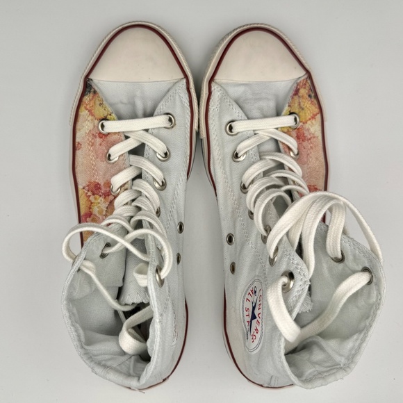 Rare CONVERSE All-Star Hi-Top "Kaia" Two-tone Sneakers Pastel Blue, Women's 7 - Picture 4 of 11